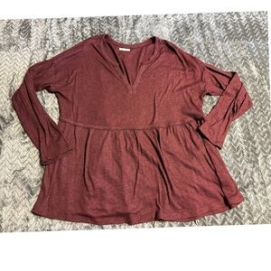Women’s Maurices Maroon Blouse - XXL